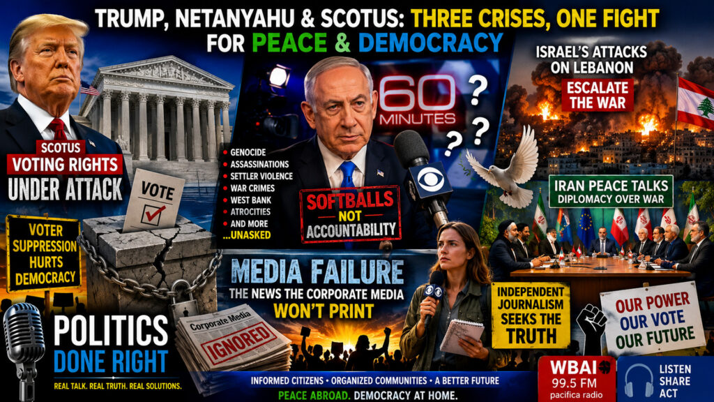 Iran Talks, Netanyahu Softballs, SCOTUS Voting Rights Attack and the News Corporate Media Hides