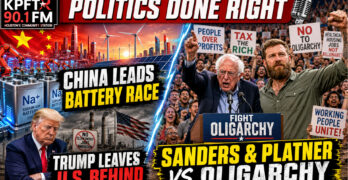 Trump Leaves U.S. Behind on Batteries as Sanders and Platner Rally Against Oligarchy