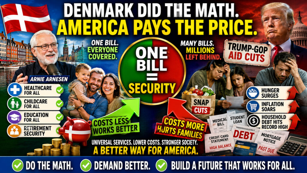 Trump’s America - Rising Hunger, Crushing Debt, Inflation—While Denmark Shows a Better Way