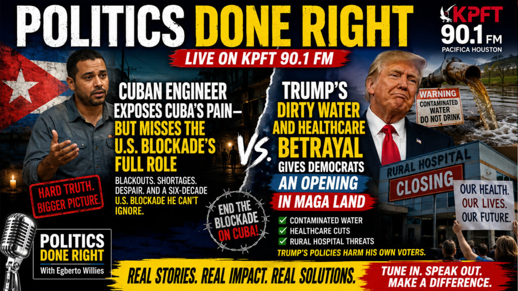 Cuba’s Pain, Trump’s Dirty Water, and the GOP Betrayal Democrats Must Expose