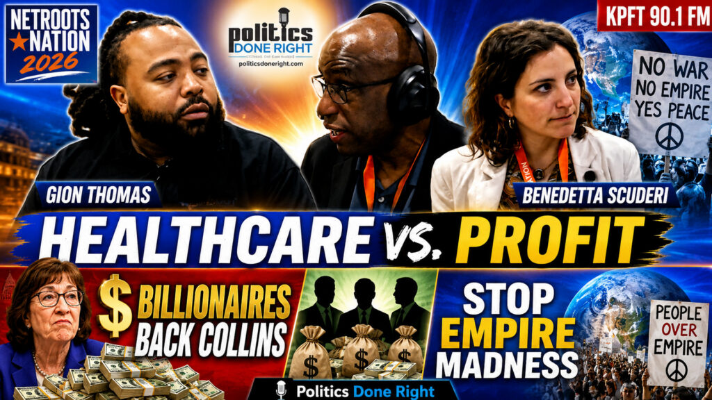 Italian Healthcare Warning, Gion Thomas on Elections, Collins Cash, and U.S. Empire