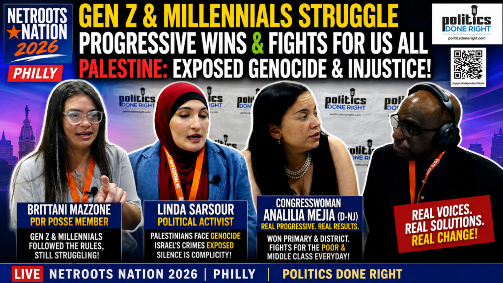 Netroots 2026: Brittani Mazzone, Analilia Mejia, Linda Sarsour Speak Truth