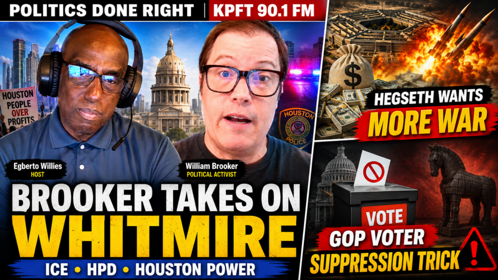 Brooker Confronts Whitmire as Hegseth Demands War Billions and GOP Targets Voting