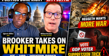 Brooker Confronts Whitmire as Hegseth Demands War Billions and GOP Targets Voting