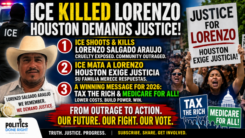 Houston Demands Justice For Lorenzo Salgado Araujo As Swing Voters Reject Centrism