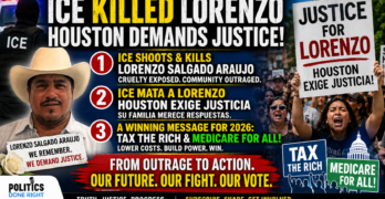 Houston Demands Justice For Lorenzo Salgado Araujo As Swing Voters Reject Centrism