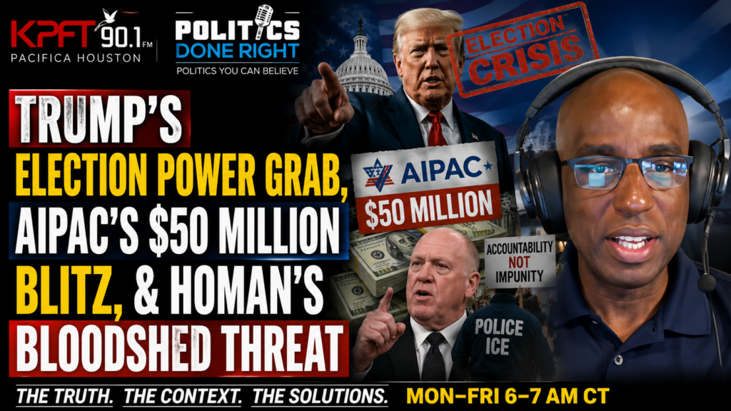 Trump’s Election Power Grab, AIPAC’s $50 Million Blitz, and Homan’s Bloodshed Threat