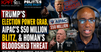 Trump’s Election Power Grab, AIPAC’s $50 Million Blitz, and Homan’s Bloodshed Threat