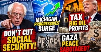 Sanders Defends Social Security as Michigan Progressives Surge, Big Oil Profits, Gaza Deal Falters