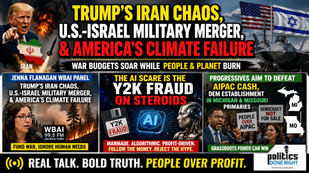 Trump’s Iran Chaos, AI’s Y2K Scam, and Progressives Battle AIPAC’s Millions in Key Primaries
