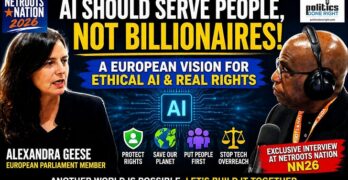 European MP Alexandra Geese: AI Must Serve People, Not Billionaire Tech Bosses