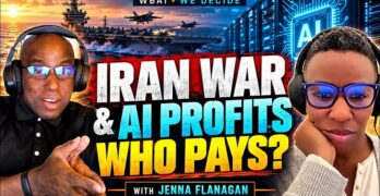 Jenna Flanagan’s WBAI Panel Challenges Trump’s Iran War and the AI Industry’s Power